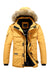 Extra Warm Hooded Fur Coat