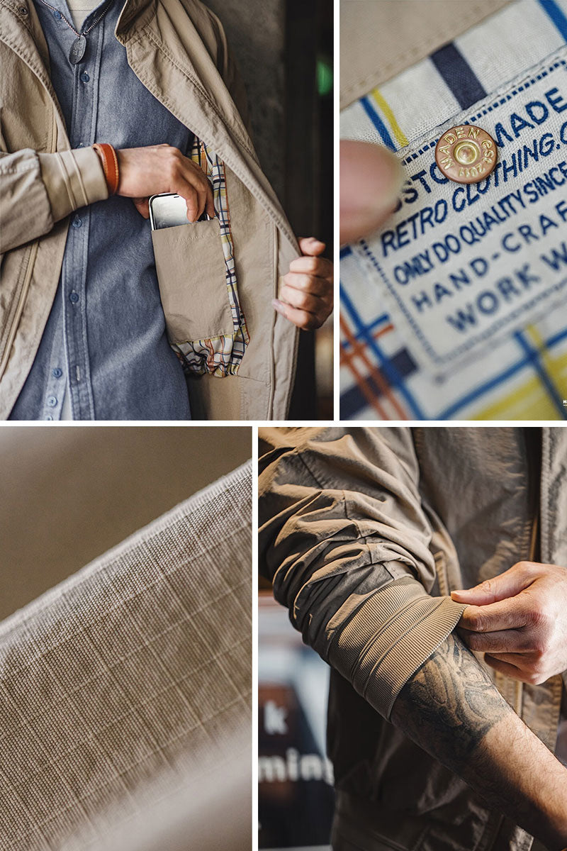 Signature Stand-up Collar Harry Stone Jacket