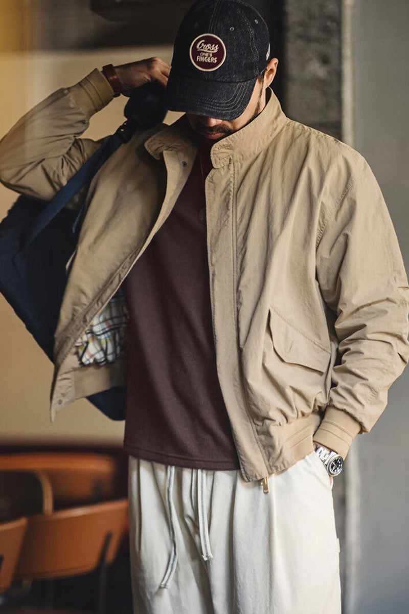 Signature Stand-up Collar Harry Stone Jacket