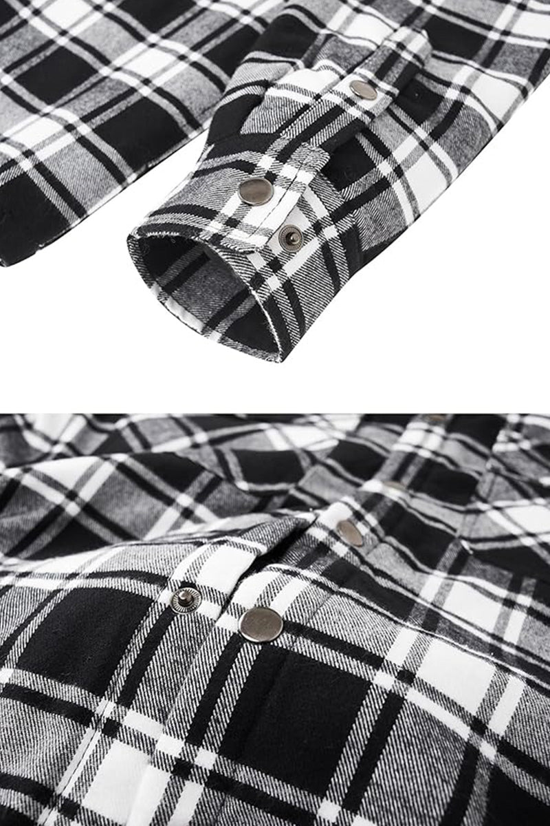 Quilted Flannel Shirt Jacket