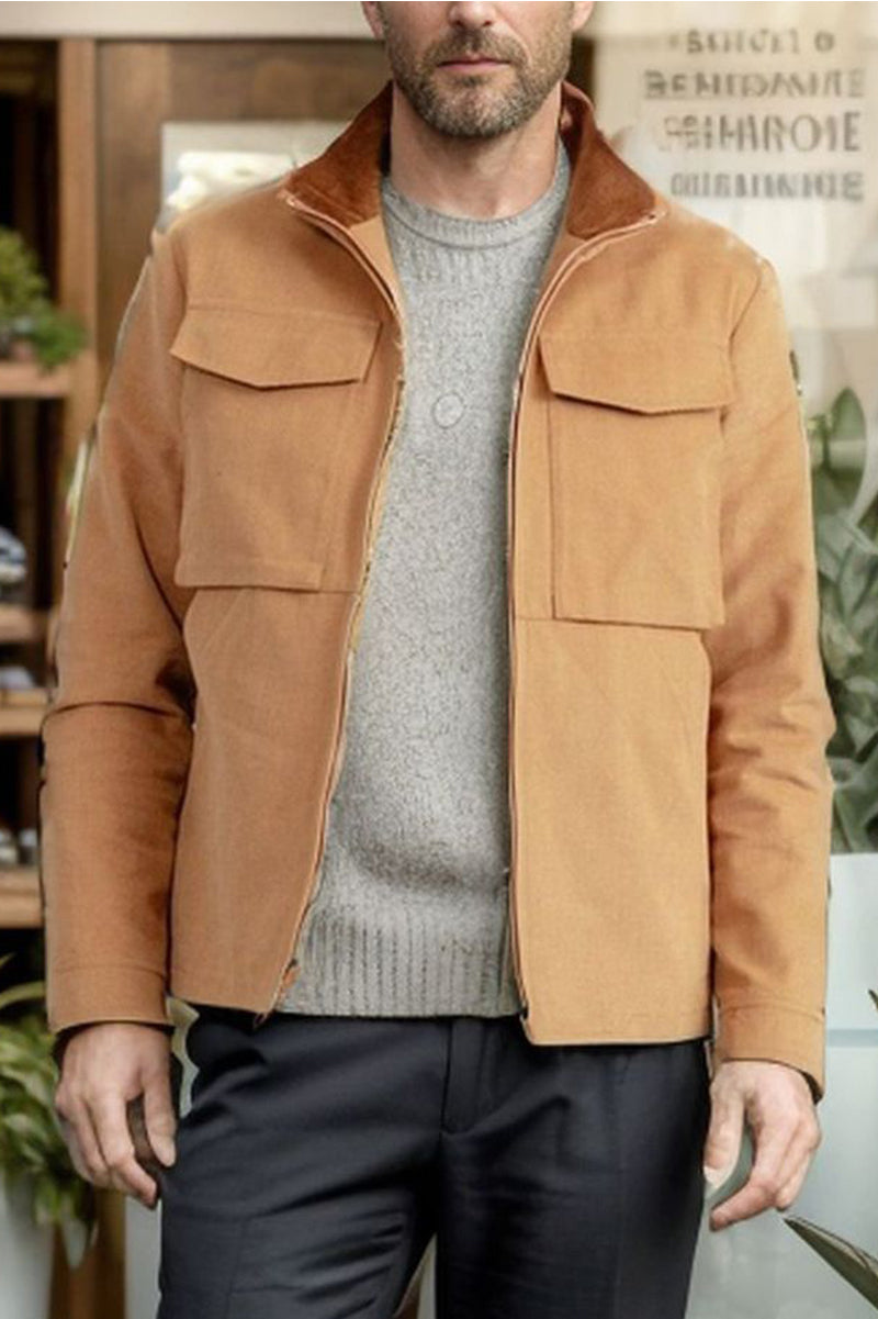 Classic Urban Lapel Men’s Jacket