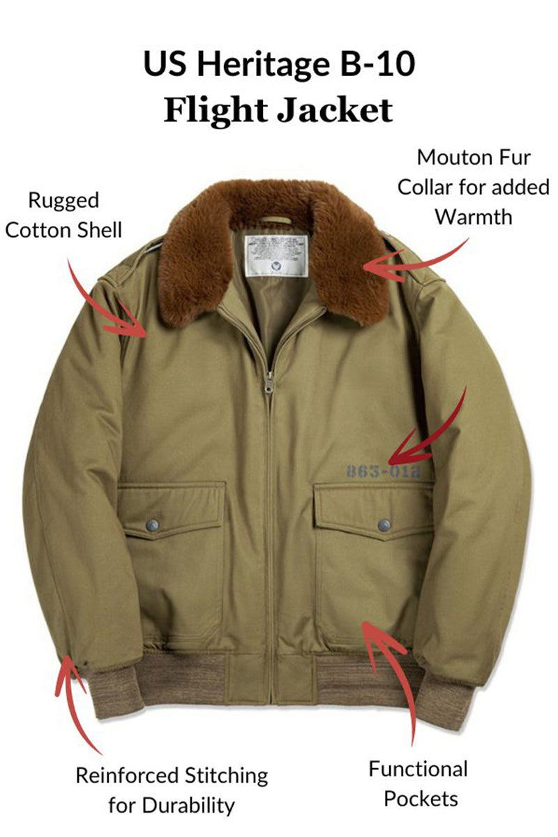US Heritage B-10 Flight Jacket Marcus Store