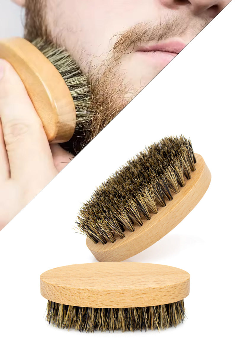 Beechwood and Boar Bristle Beard Brush