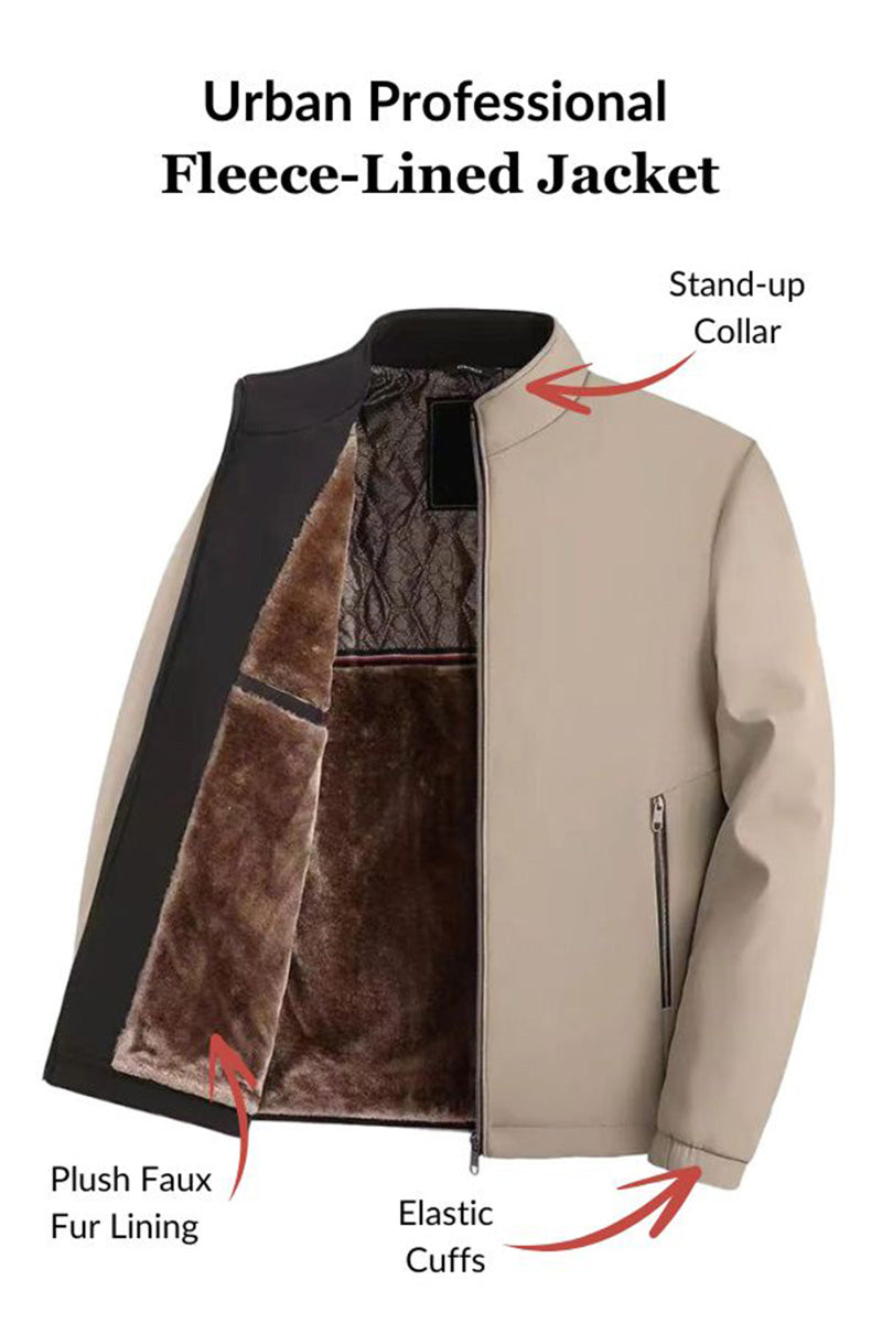 Urban Professional Fleece-Lined Jacket