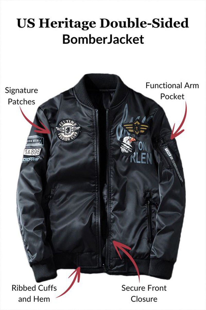 US Heritage Double-Sided Bomber Jacket