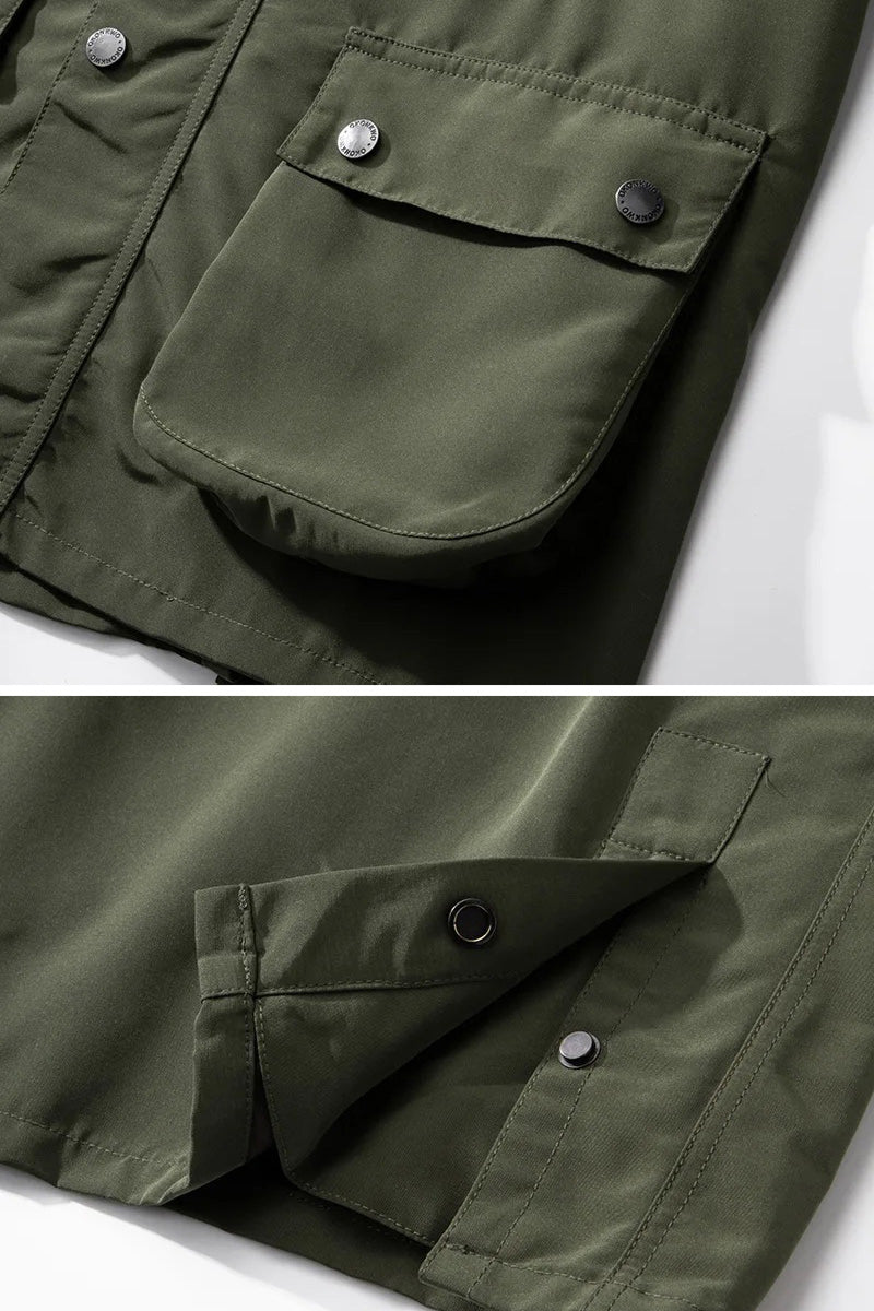 Unwaxed Waterproof Vintage Oversized Field Jacket