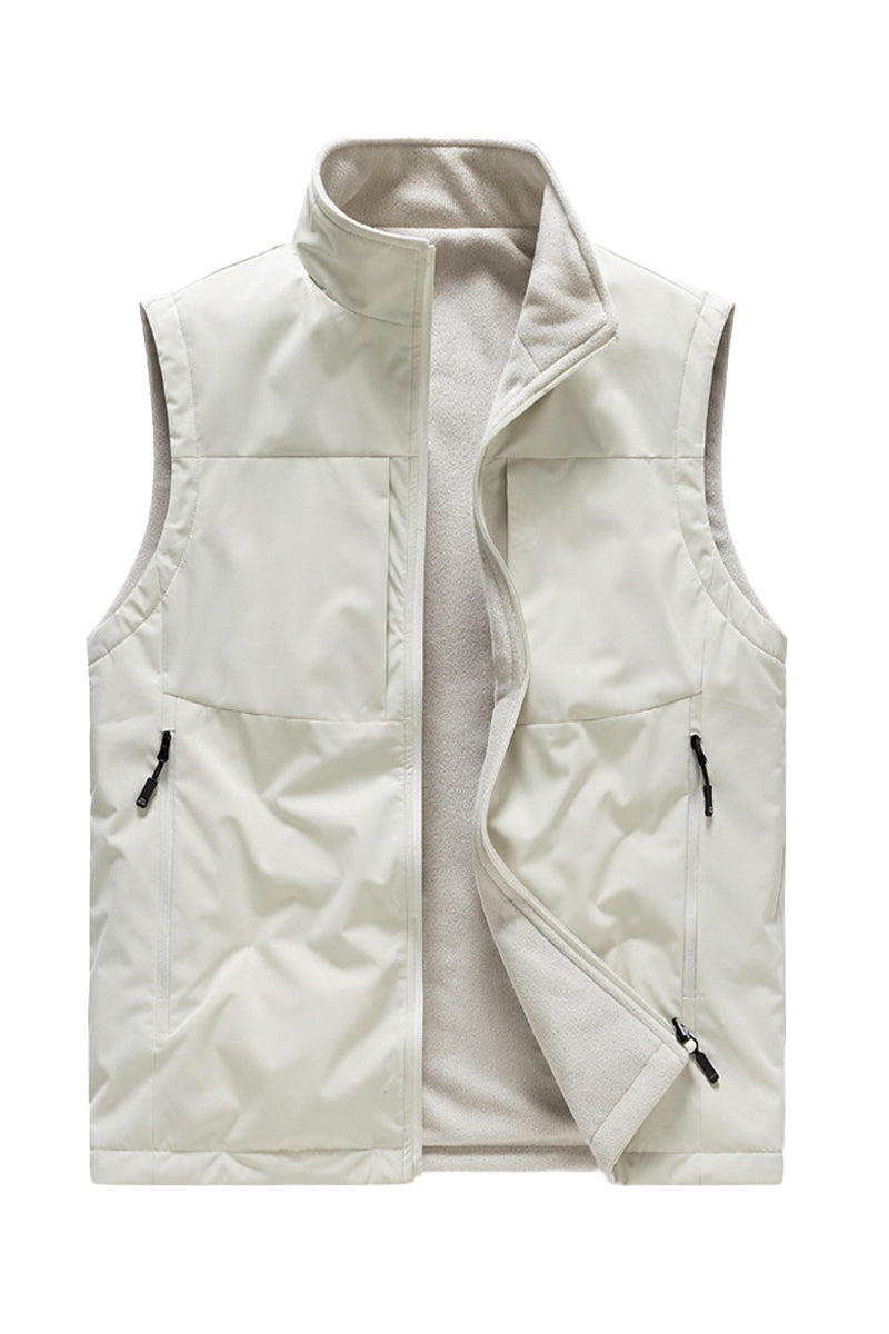 All-Season Reversible Fleece Vest
