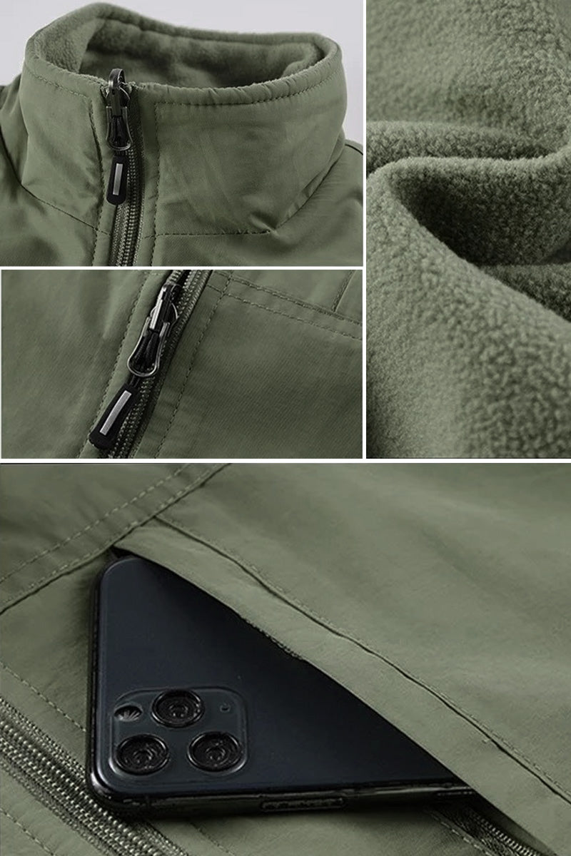 All-Season Reversible Fleece Vest