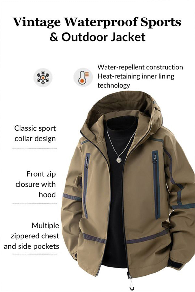 Vintage Waterproof Sports &amp; Outdoor Jacket