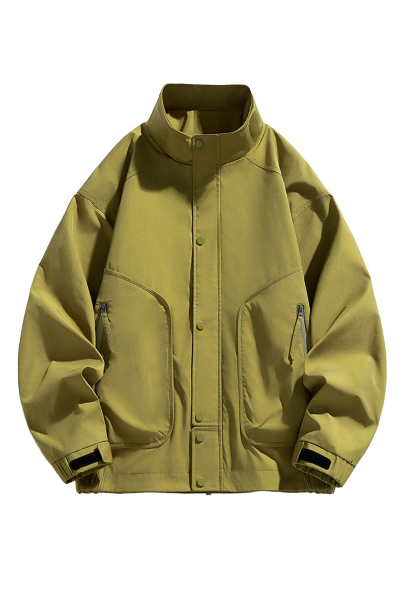 Waterproof Lightweight Windbreaker with Heat-Locking Lining