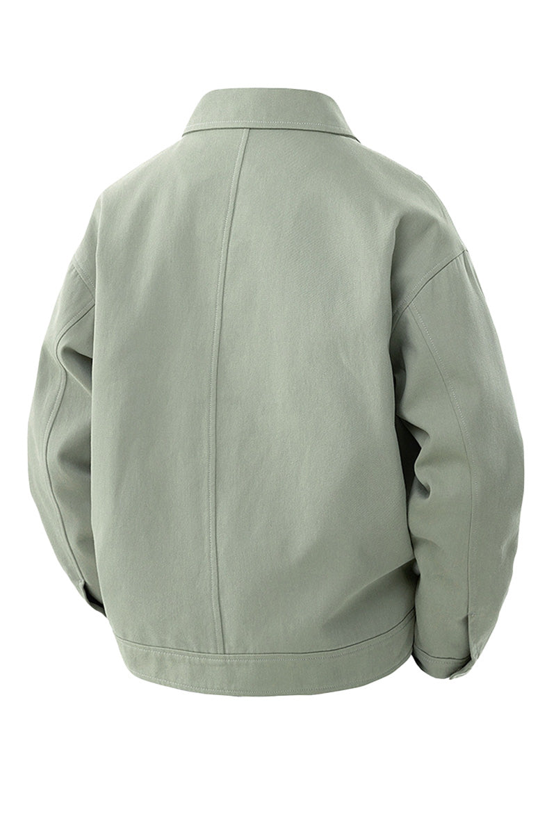 100% Cotton Heritage Lapel Everyday Jacket