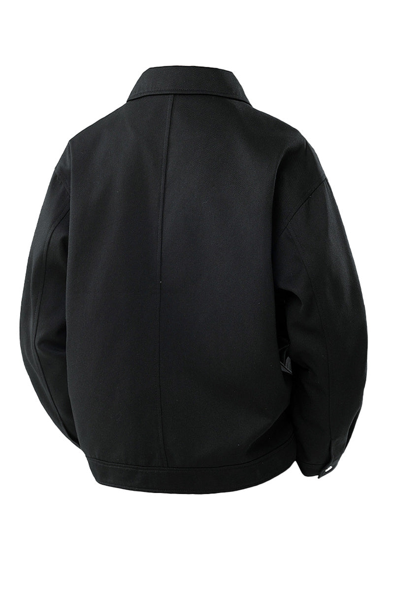 100% Cotton Heritage Lapel Everyday Jacket