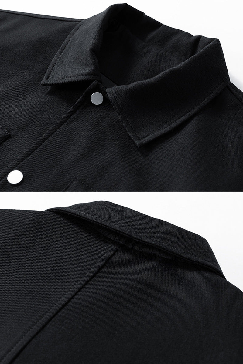 100% Cotton Heritage Lapel Everyday Jacket