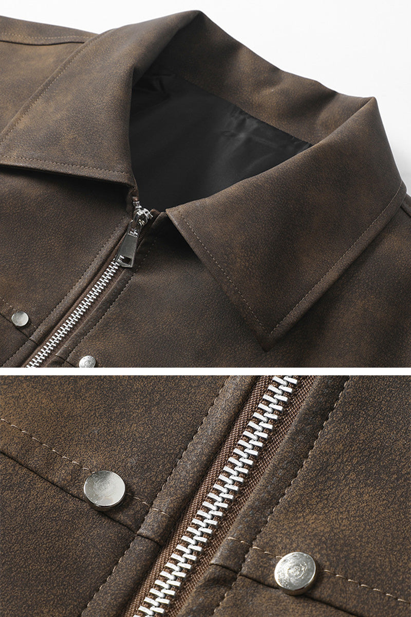 Vintage Road Trip Weather-Ready Bomber Jacket