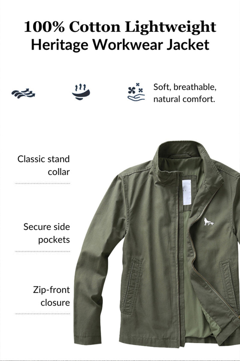 100% Cotton Lightweight Heritage Workwear Jacket
