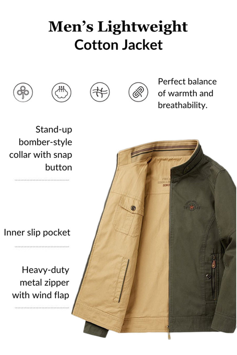 100% Cotton Heritage Everyday Bomber Jacket