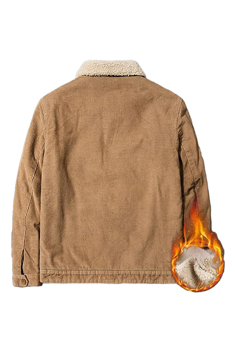 Thickened Cotton Utility Fleece Jacket