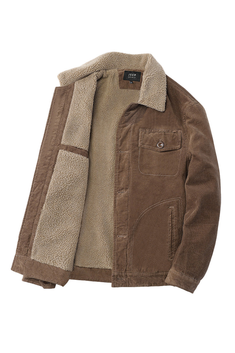 Thickened Cotton Utility Fleece Jacket