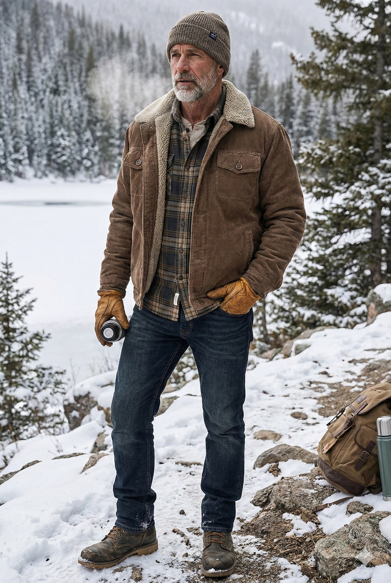 Thickened Cotton Utility Fleece Jacket