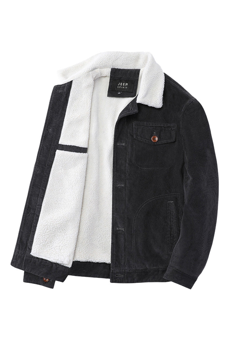 Thickened Cotton Utility Fleece Jacket