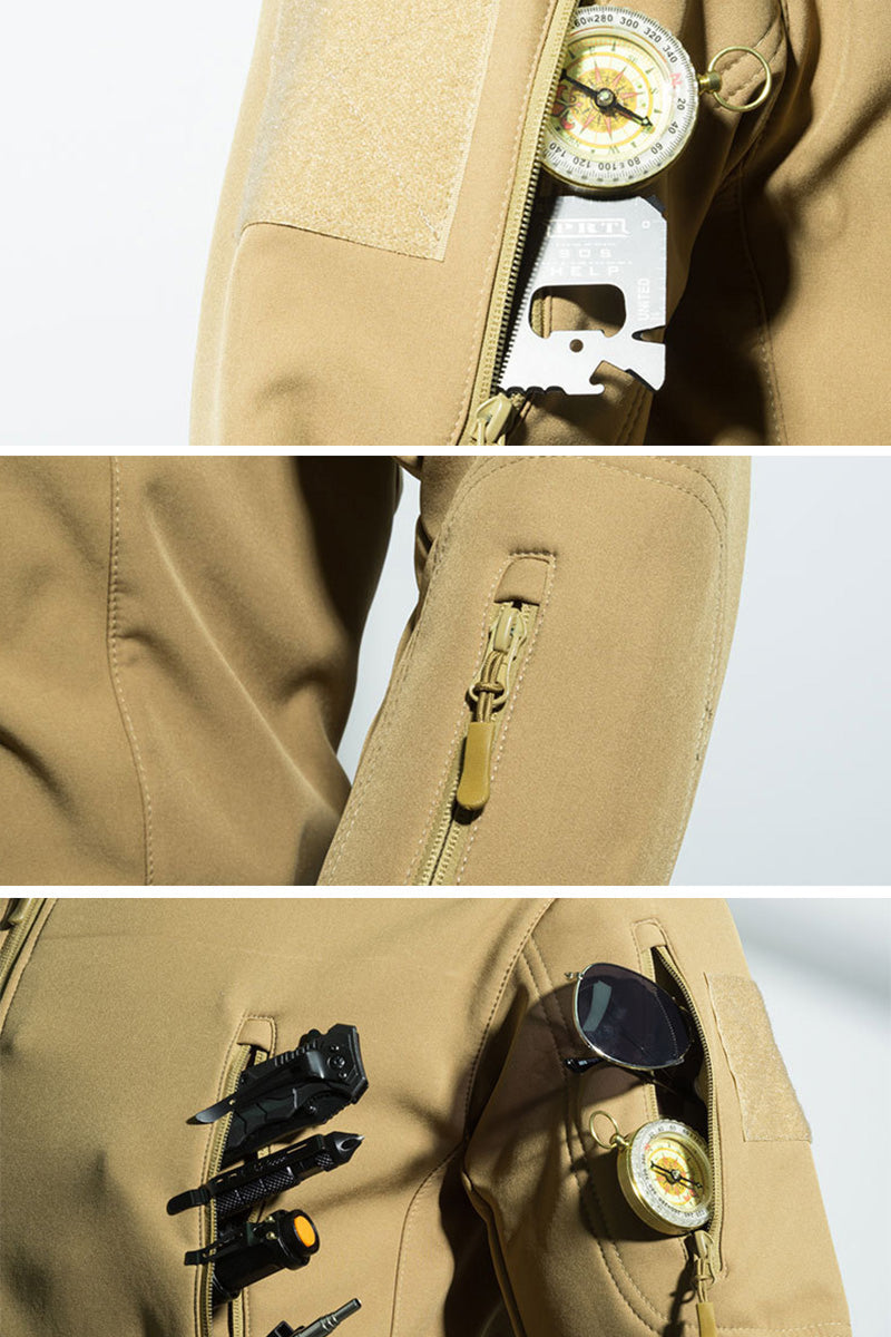 Quiet Strength Weather-Ready Tactical Soft Shell Jacket