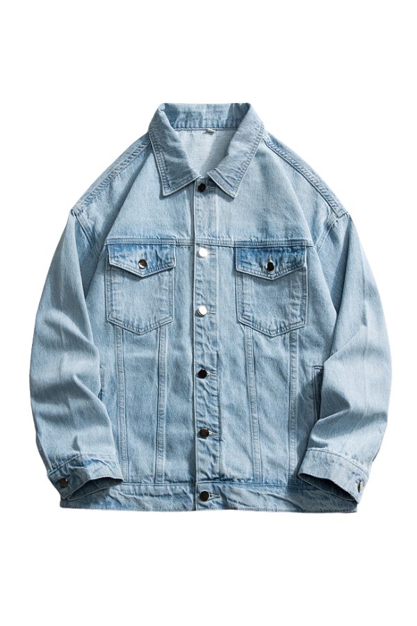 Contemporary Casual Denim Jacket