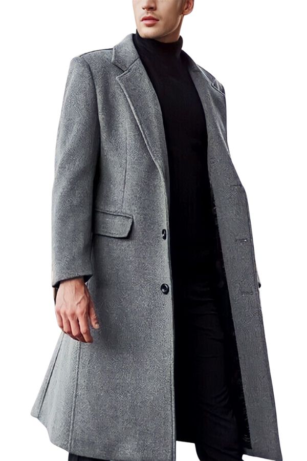 Elegant British Long Trench Coat