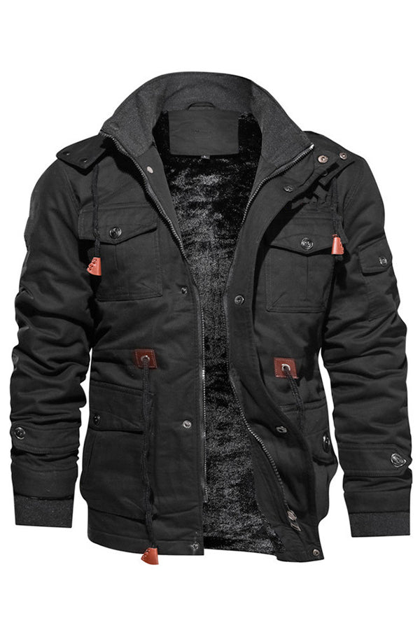 Washable Hooded Cotton Jacket