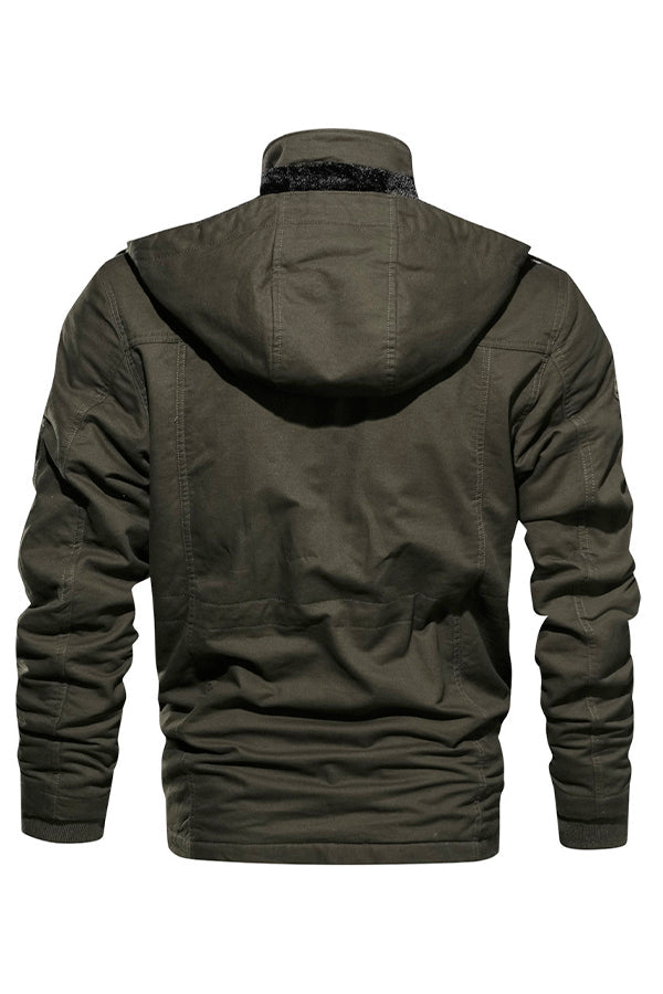 Washable Hooded Cotton Jacket