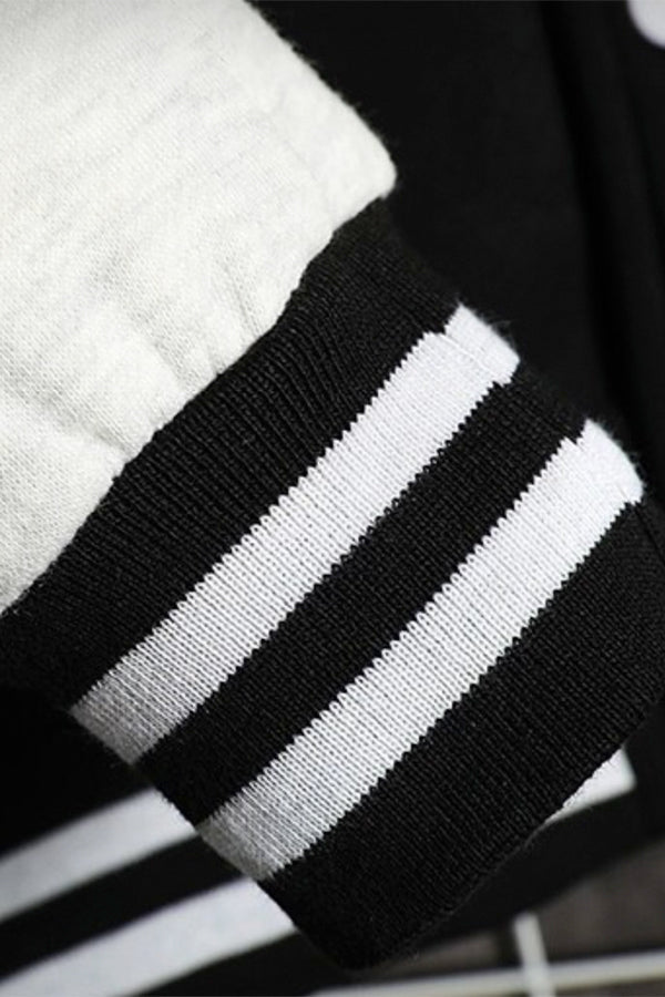 Casual Varsity Bomber Jacket