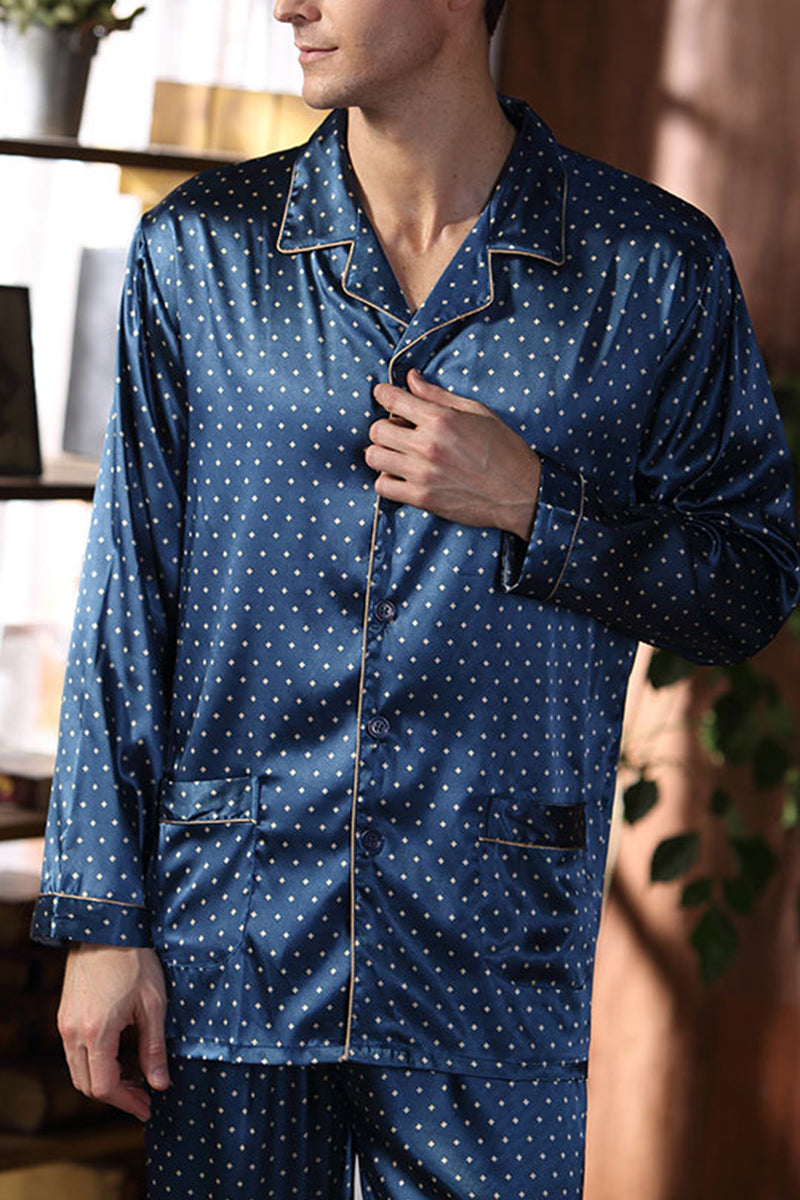 LuxeSilk Gentlemen&#39;s Pajama Set