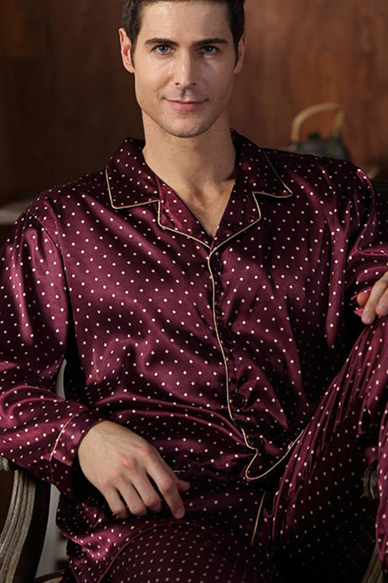 LuxeSilk Gentlemen&#39;s Pajama Set