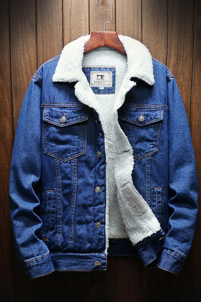 Maverick Sherpa Denim Jacket